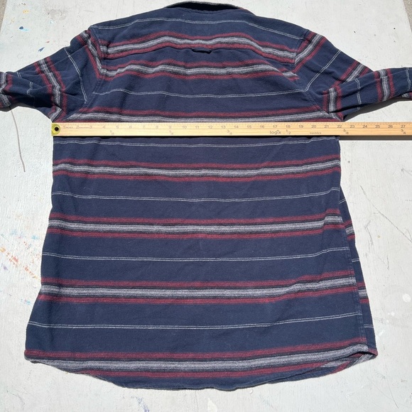 Men's Ripcurl Flannel Multicolor Striped L Grunge Surf 90s PNW Boardwalk Beach - Picture 8 of 11